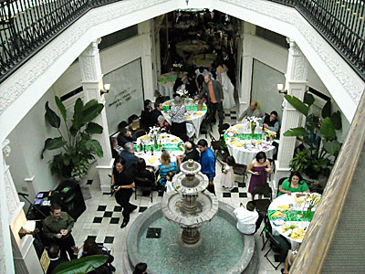 Wedding reception in The Arcade Building