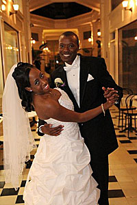 First Dance at a wedding reception in the Arcade Building